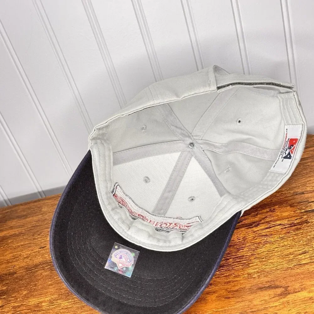Lehigh Valley IronPigs OS Hat Cap Adjustable Gray Blue Minor League Baseball